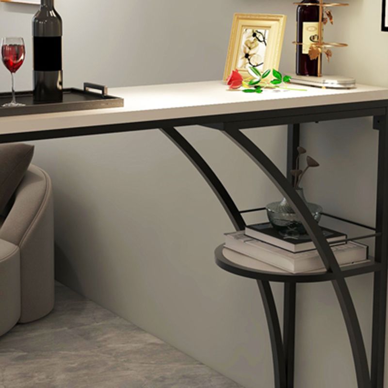 Modern Rectangle Wood Counter Table 1/3 Pieces Bar Table Set for Living Room Clearhalo 'Bar Furniture' 'furn' 'furn_home_bar_bar_sets' 'Furniture' 'Home Bars & Bar Sets' 'home_bar_bar_sets' 'Kitchen & Dining Furniture' 1200x1200_28cbd031-1b24-4577-8e8b-68095e2425b5