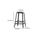 Industrial Leather Bar and Counter Stool Square Stool with 4 Legs Clearhalo 'Bar Furniture' 'Bar Stools' 'bar_stools' 'furn' 'furn_bar_stools' 'Furniture' 'Kitchen & Dining Furniture' 1200x1200_28d064cd-6000-4f48-b59e-7b52bf83f3fd