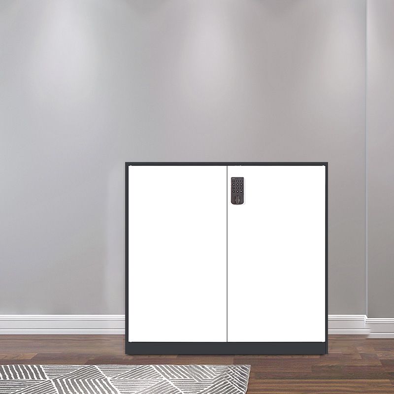 Zeitgenössischer Aktenschrank Stahlrahmen Elektronische Löschverriegelungskabinett für Büro