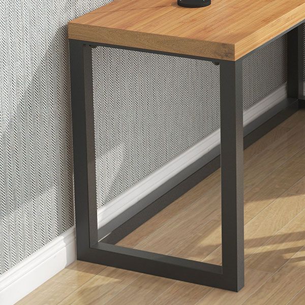 Solid Pinewood Home Writing Table Industrial L-Shape Office Table Clearhalo 'furn' 'furn_office_desk' 'Furniture' 'Office Desks' 'Office Furniture' 'office_desk' 1200x1200_28d6c0ed-3495-41a0-997d-c59b93592cd6