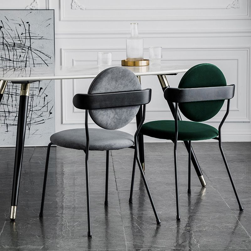 Minimalist Design Armless Open Back Chairs for Home Upholstered Side Chair Clearhalo 'Dining Chairs' 'Dining Tables & Seating' 'dining_chair' 'furn' 'furn_dining_chair' 'Furniture' 'furniture_dining_chair' 'Kitchen & Dining Furniture' 1200x1200_28d9a96e-4ef1-43f6-9a7b-7793bb82468e