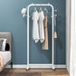 Modern Hall Stand Metal Hanging Rail y 4 ganchos repleto de casillas con castores