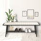 17.71" Wide Upholstered Bench with Storage Entryway Seating Bench with Metal Legs Clearhalo 'Benches' 'Chairs & Seating' 'furn' 'furn_benches' 'Furniture' 'Living Room Furniture' 1200x1200_28dabdea-c214-4154-a958-7cdee9f68ef2