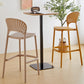 Modern Low Back Bar Stool Plastic Footrest Stackable Counter Stool Clearhalo 'Bar Furniture' 'Bar Stools' 'bar_stools' 'furn' 'furn_bar_stools' 'Furniture' 'Kitchen & Dining Furniture' 1200x1200_28dad56b-3bf0-435c-b14b-484c1aac8a44