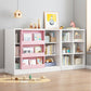 Closed Wooden Bookshelf Modern Home Living Room Square Bookcase