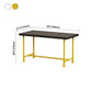 Industrial Style Dining Table Solid Wood Dining Table with Trestle Base Clearhalo 'Dining Tables & Seating' 'Dining Tables' 'dining_table' 'furn' 'furn_dining_table' 'Furniture' 'furniture_dining_table' 'Kitchen & Dining Furniture' 'kitchen' 'kitchen_dining_table' 1200x1200_28ddfa55-344d-40ae-826c-79cf7c4b06e8