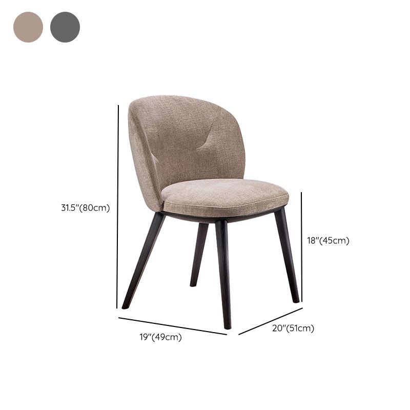 Parsons zijstoel eigentijdse houten keuken eetkamerstoel