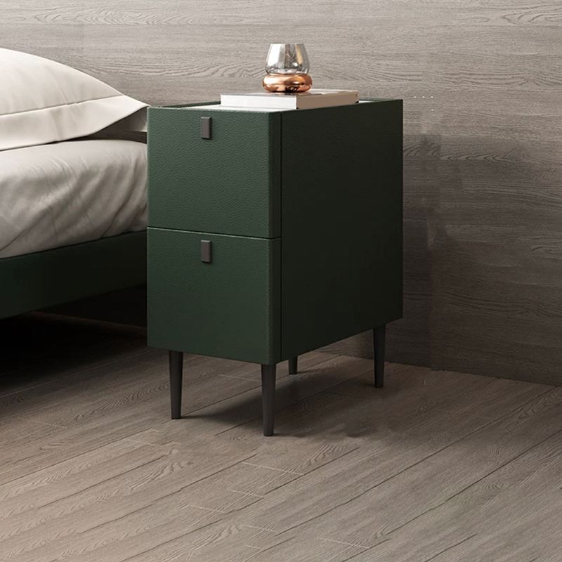 Modern Style Leather Polychromatic Choice of Black Cabinet Leg Nightstand Clearhalo 'Bedroom Furniture' 'furn' 'furn_night_stand' 'Furniture' 'night_stand' 'Nightstands' 1200x1200_28de93dc-4a84-47a3-887f-d34df8177a8a