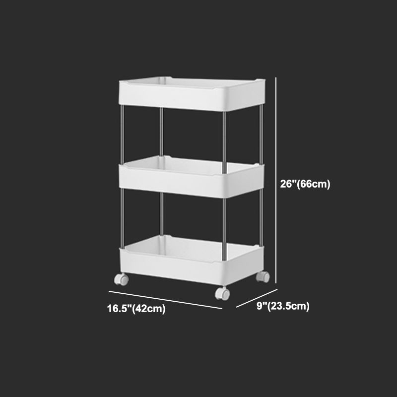 Contemporary Open Etagere Bookshelf with Steel Frame Plastic Bookshelf Clearhalo 'Bookcases' 'furn' 'furn_bookcases' 'Furniture' 'furniture_bookcases' 'kitchen' 'kitchen_bookcases' 'Living Room Furniture' 'Office Furniture' 1200x1200_28dea269-90a5-4344-90eb-8a7925e97b31