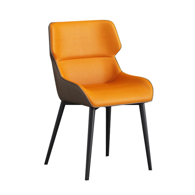 Modern Style Dining Chair Arm Dining Chair with Metal Legs for Kitchen Clearhalo 'Dining Chairs' 'Dining Tables & Seating' 'dining_chair' 'furn' 'furn_dining_chair' 'Furniture' 'Kitchen & Dining Furniture' 1200x1200_28e1435e-58d7-4e6b-810f-cf1caf230919