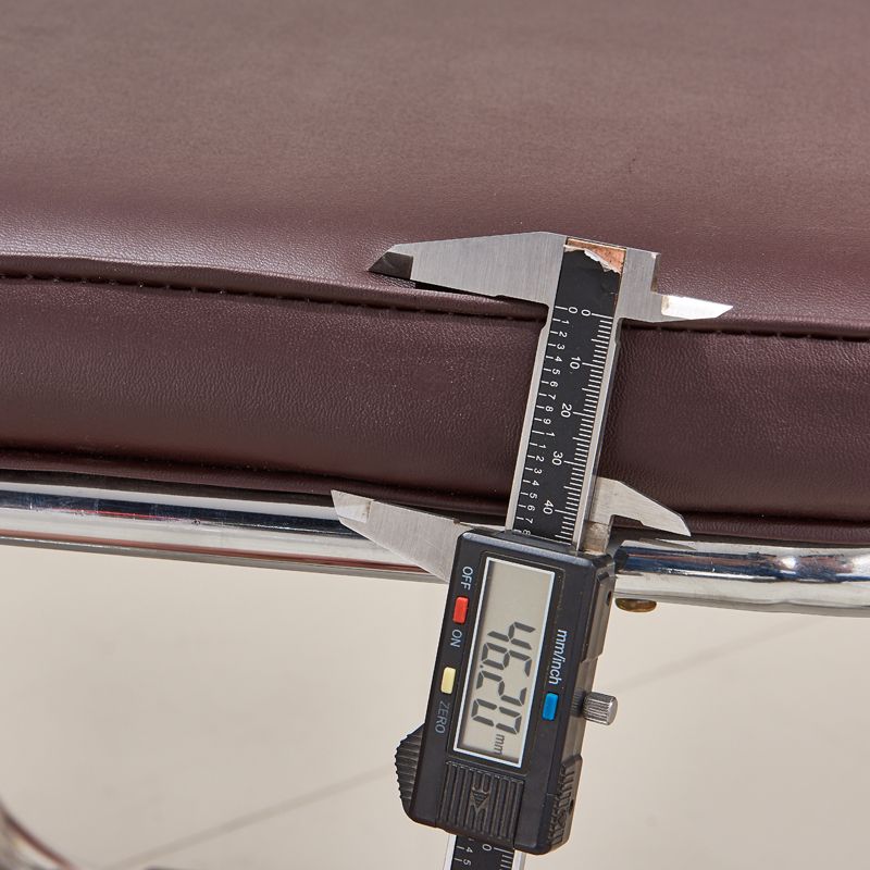 Contemporary Side Chair Metal Home Armless Upholstery Open Back Dining Side Chair Clearhalo ' kitchen&dining_furn' 'Dining Chairs' 'Dining Tables & Seating' 'dining_chair' 'furn' 'furn_dining_chair' 'Furniture' 'furniture_dining_chair' 'Kitchen & Dining Furniture' 'kitchen' 1200x1200_28e278de-8fb6-41a4-be97-e023c4024981