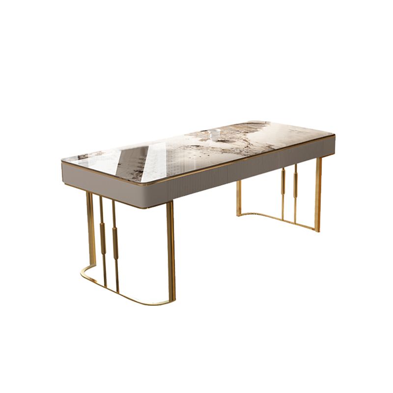 Hedendaagse woningschrijfbureau rechthoekige kantoorbureau met 3 opbergladen