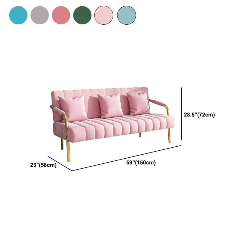 Contemporain 28,3 "H Velvet cousu oreiller canapé pour le salon