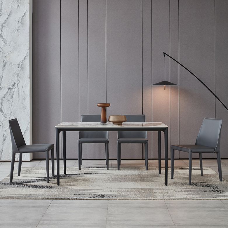 Contemporary 1/2/5 Pieces Dining Set Sintered Stone Dining Room Set Clearhalo 'Dining Room Sets' 'Dining Tables & Seating' 'dining_room_set' 'furn' 'furn_dining_room_set' 'Furniture' 'furniture_dining_room_set' 'Kitchen & Dining Furniture' 'kitchen&dining_furn' 'kitchen' 1200x1200_28e65a6f-deb1-42f5-93a6-5d0c4d6b77e1