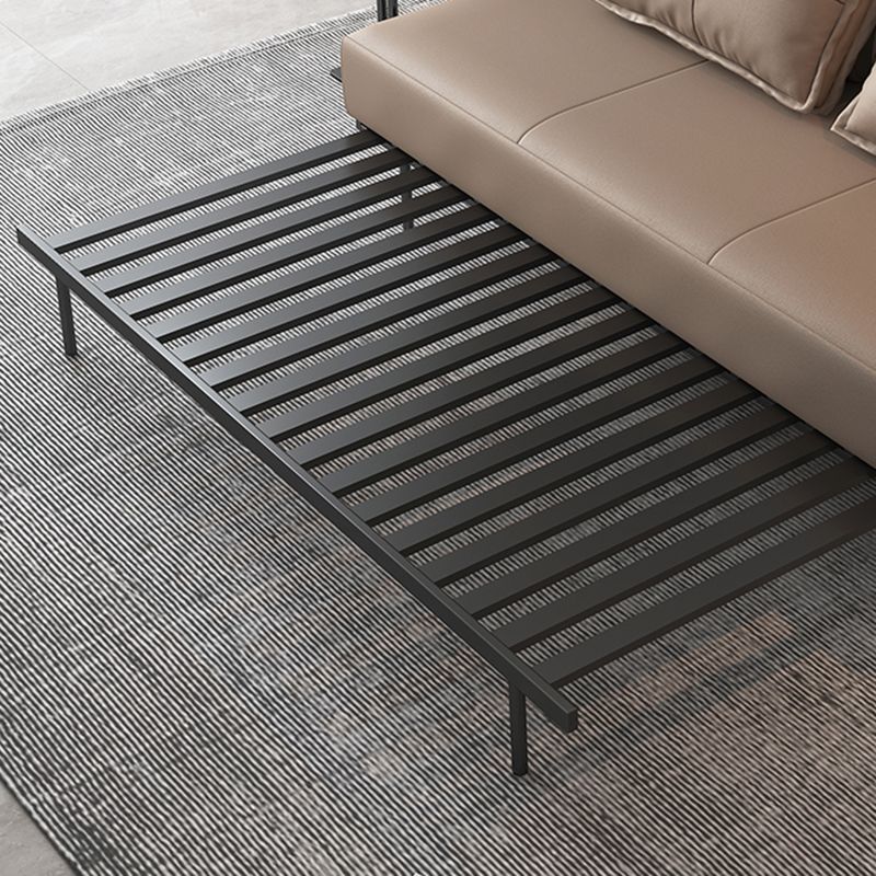 Faux Leather Sleeper Sofa Contemporary Futon Sleeper Sofa Bed Clearhalo 'furn' 'furn_futons' 'Furniture' 'Futons & Daybeds' 'Futons' 'Living Room Furniture' 1200x1200_28e78185-0c6b-471e-9788-549cd48a4611