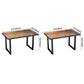 Industrial Dining Room Table Pine Solid Wood Table with Double Pedestal Clearhalo ' dining_table' 'Dining Tables & Seating' 'Dining Tables' 'furn' 'furn_dining_table' 'Furniture' 'furniture_dining_table' 'Kitchen & Dining Furniture' 'kitchen&dining_furn' 'kitchen' 'kitchen_dining_table' 1200x1200_28e828fc-f663-4307-8a27-441f13d8449e