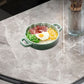 Modern Round Expandable Retractable Stone Top Dining Table with Black Wood Base Clearhalo 'Dining Tables & Seating' 'Dining Tables' 'dining_table' 'furn' 'furn_dining_table' 'Furniture' 'Kitchen & Dining Furniture' 1200x1200_28eb5957-a00c-4833-b593-a1ce93044c13