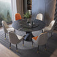 Contemporary Sintered Stone Round Dining Table Kitchen Standard Dining Table with Pedestal Base Clearhalo ' dining_table' 'Dining Tables & Seating' 'Dining Tables' 'furn' 'furn_dining_table' 'Furniture' 'furniture_dining_table' 'Kitchen & Dining Furniture' 'kitchen&dining_furn' 'kitchen' 'kitchen_dining_table' 1200x1200_28ec6701-6c97-4170-8673-2b757f54f774