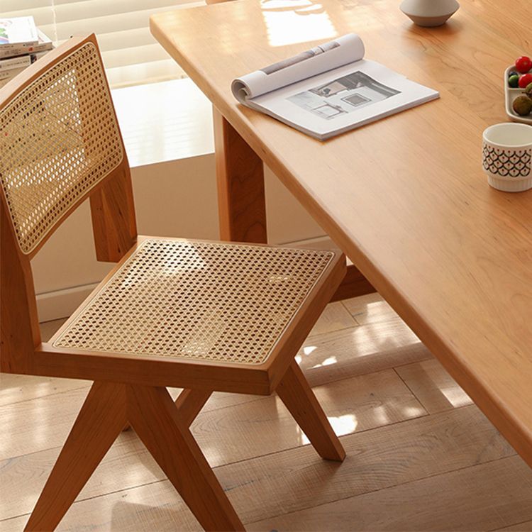 Armless Dining Chairs Modern Style Solid Wood Side Chairs for Dining Room Clearhalo 'Dining Chairs' 'Dining Tables & Seating' 'dining_chair' 'furn' 'furn_dining_chair' 'Furniture' 'furniture_dining_chair' 'Kitchen & Dining Furniture' 1200x1200_28f1618d-8811-418d-aaf8-eb0bf0ae0773