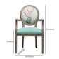 Country Style Dining Arm Chair King Louis Back Side Chair with Wood Legs for Home Use Clearhalo ' kitchen&dining_furn' 'Dining Chairs' 'Dining Tables & Seating' 'dining_chair' 'furn' 'furn_dining_chair' 'Furniture' 'furniture_dining_chair' 'Kitchen & Dining Furniture' 'kitchen' 1200x1200_28f1a62b-2c1d-4eec-a491-07e451a317f1