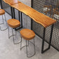 Industrial Solid Wood Bar Table Set 1/2/3/7 Pieces Counter Table with Backless Stools Clearhalo 'Bar Furniture' 'furn' 'furn_home_bar_bar_sets' 'Furniture' 'Home Bars & Bar Sets' 'home_bar_bar_sets' 'Kitchen & Dining Furniture' 1200x1200_28f32add-dbb7-468d-9b54-cdba24833f47