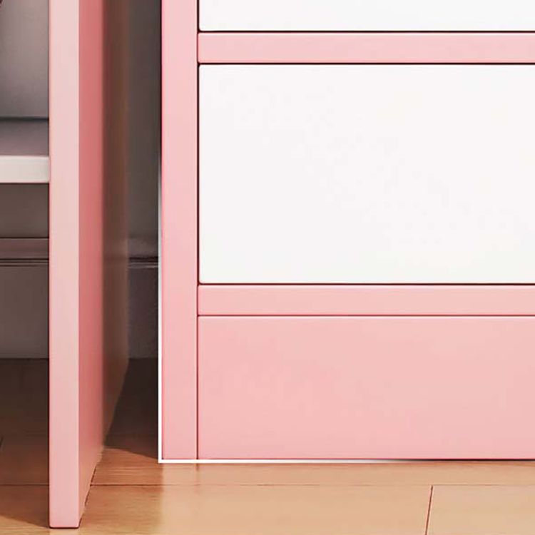 Modern Rectangle Bookcase Wooden Closed Back Bookshelf with Shelves