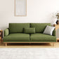 Velvet Flared Arm Sofa Loose Back 35.4"W Modern Sofa for Living Room Clearhalo 'furn' 'furn_sofas' 'Furniture' 'furniture_sofas' 'kitchen' 'kitchen_sofas' 'Living Room Furniture' 'Sofa' 'sofas' 1200x1200_28f3aa48-c381-4cee-bfb9-a8bf3e898d93