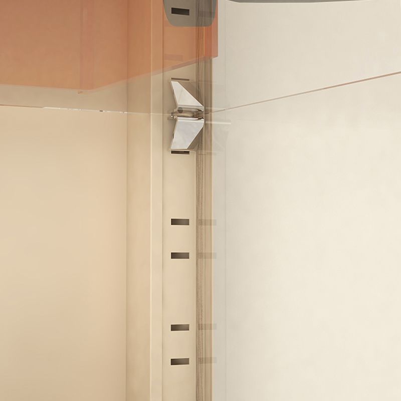 メタルモダンキュリオキャビネットガラスドアリビングルーム用の調整可能なディスプレイキャビネット