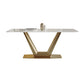 Traditional Luxury Rectangle Dining Site Table Stainless Steel Dinette Table Clearhalo ' dining_table' 'Dining Tables & Seating' 'Dining Tables' 'furn' 'furn_dining_table' 'Furniture' 'furniture_dining_table' 'Kitchen & Dining Furniture' 'kitchen&dining_furn' 'kitchen' 'kitchen_dining_table' 1200x1200_28fb18bb-a286-4edc-800a-49ee1869fe7a
