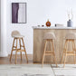 Ash Solid Wood Frame Armless Bar Stool Indoor Upholstered Bar Stool Clearhalo 'Bar Furniture' 'Bar Stools' 'bar_stools' 'furn' 'furn_bar_stools' 'Furniture' 'Kitchen & Dining Furniture' 1200x1200_28fd81b0-f405-4422-a96b-ad689fd36d3b