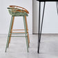 Contemporary Metal Bar Stool Bucket Counter Bar Stool with Metal Legs Clearhalo 'Bar Furniture' 'Bar Stools' 'bar_stools' 'furn' 'furn_bar_stools' 'Furniture' 'furniture_bar_stools' 'Kitchen & Dining Furniture' 1200x1200_28fe2893-cd2e-4b35-81fd-236de36f0107