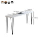 Modern Rectangle Wood Bar Table Metal Legs for Milk Tea Shop Clearhalo 'Bar Furniture' 'Bar Tables' 'bar_tables' 'furn' 'furn_bar_tables' 'Furniture' 'Kitchen & Dining Furniture' 1200x1200_28fe28e1-1002-48aa-8a48-88192f288633