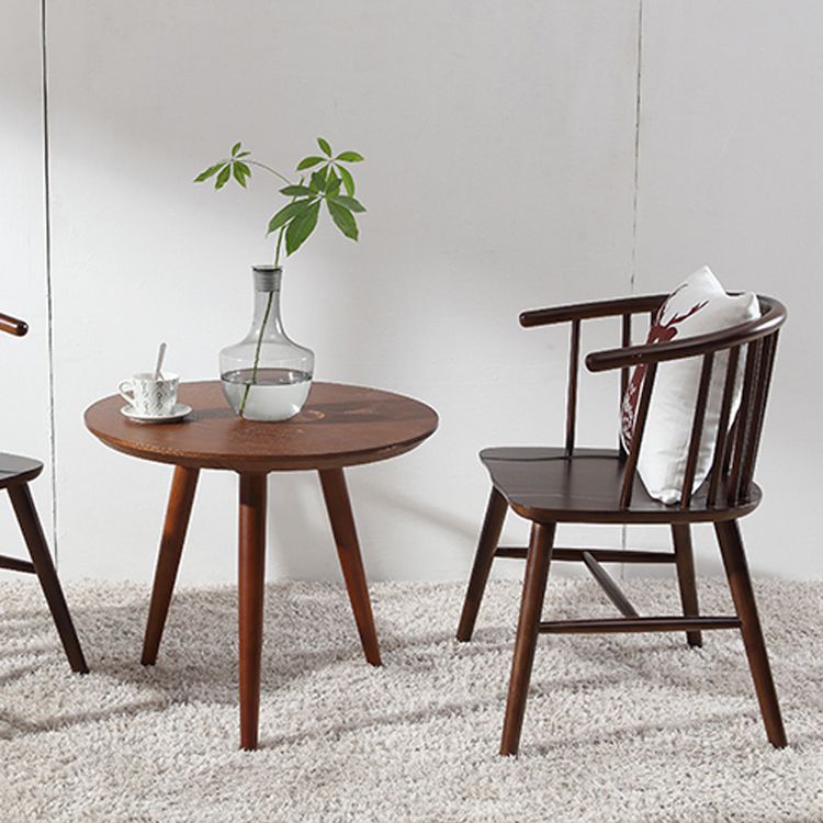 Contemporary Restaurant Dining Arm Chair Wood Windsor Back Dining Chair Clearhalo ' kitchen&dining_furn' 'Dining Chairs' 'Dining Tables & Seating' 'dining_chair' 'furn' 'furn_dining_chair' 'Furniture' 'furniture_dining_chair' 'Kitchen & Dining Furniture' 'kitchen' 1200x1200_2902404a-8e86-4642-a63a-b56d7852bc29