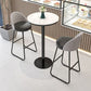 Industrial Metal Bar Table 23.6" Round Faux Marble Top Pedestal Bistro Table for Cafe Clearhalo 'Bar Furniture' 'Bar Tables' 'bar_tables' 'Furniture' 'furniture_bar_tables' 'Kitchen & Dining Furniture' 'kitchen&dining_furn' 'kitchen' 1200x1200_290340e4-0085-476a-8b95-0f31af133ed9
