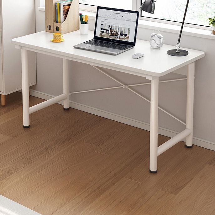 Modern Wooden Office Desk Rectangular Writing Desk with Shelf Clearhalo 'furn' 'furn_office_desk' 'Furniture' 'Office Desks' 'Office Furniture' 'office_desk' 1200x1200_2906d258-f668-4f67-8cc0-522e48bde7b4