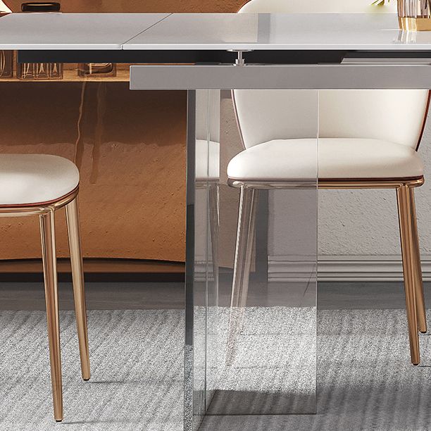 Nordic Glam 1/4/5/7 Pieces Dining Set Sintered Stone Dining Table Set for Home Clearhalo 'Dining Room Sets' 'Dining Tables & Seating' 'dining_room_set' 'furn' 'furn_dining_room_set' 'Furniture' 'furniture_dining_room_set' 'Kitchen & Dining Furniture' 1200x1200_29075483-8c07-48e0-879c-61147ffcd1e9