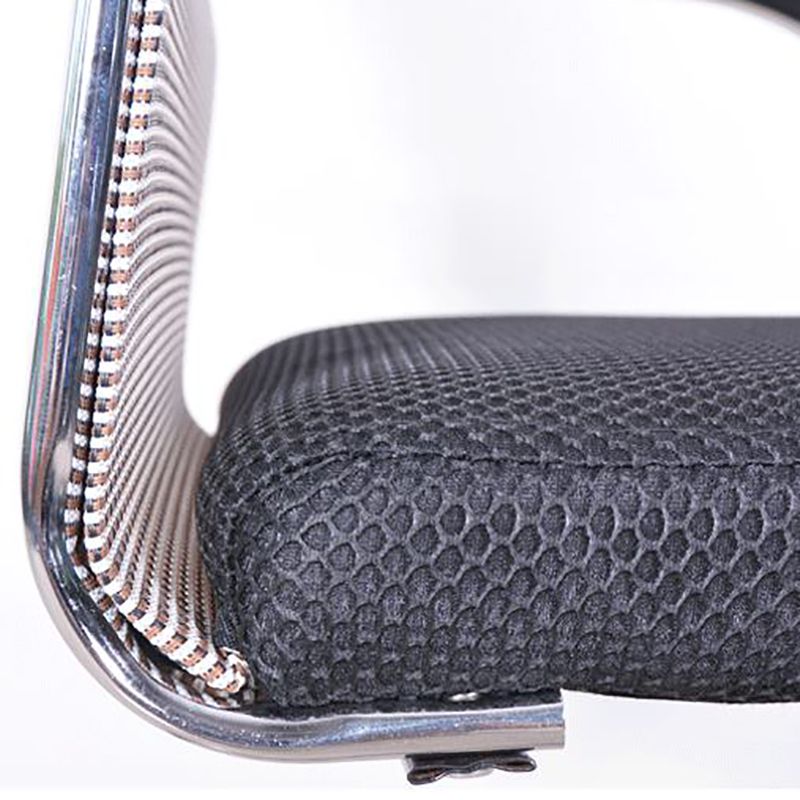 Modern Black Steel Desk Chair with Mid Back and High Back Home Office Chair Clearhalo 'furn' 'furn_office_chair' 'Furniture' 'Office Chairs' 'Office Furniture' 'office_chair' 1200x1200_29089b87-ad25-4d45-8690-be280c4cf94a