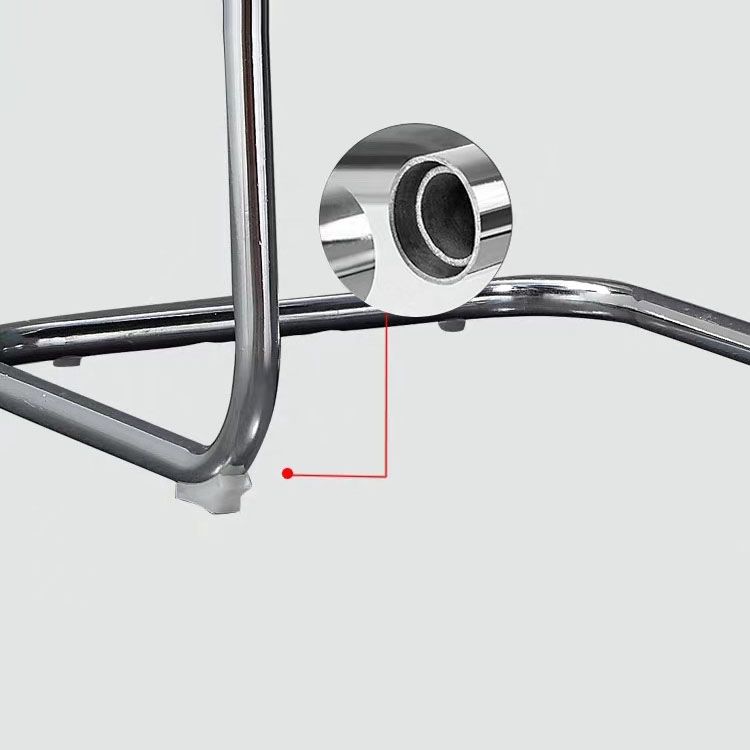 Silla de escritorio de acero negra y beige moderna con silla de oficina en casa baja / alta en casa