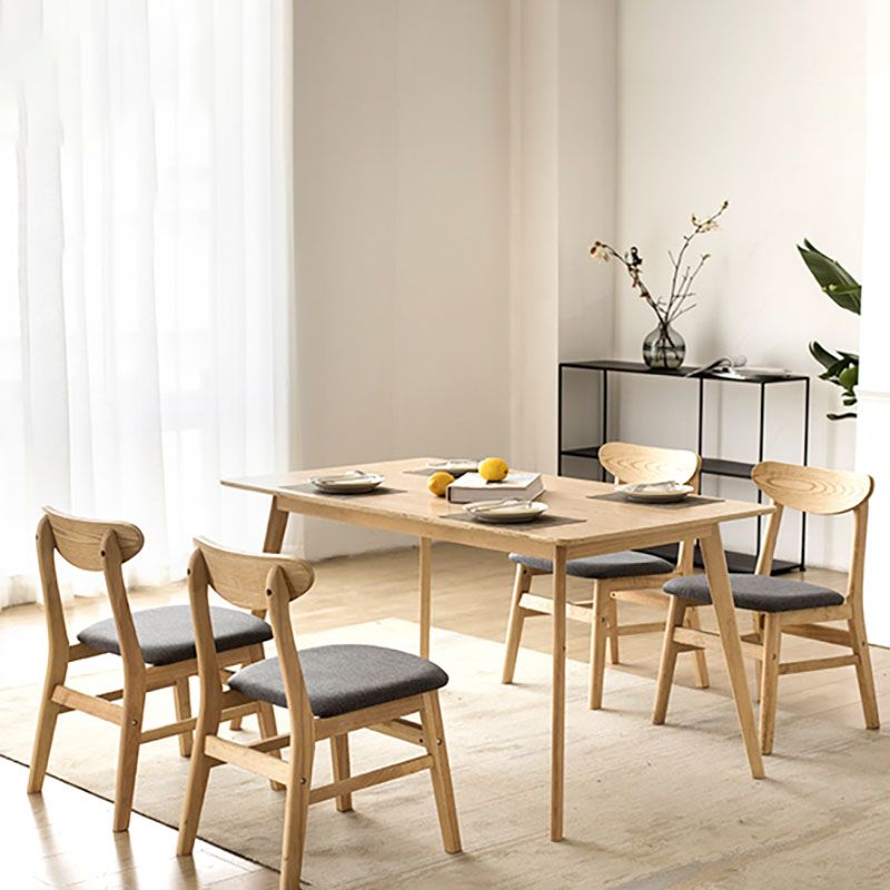 Modern Upholstered Home Side Chair Open Back Matte Finish Dining Chair Clearhalo ' kitchen&dining_furn' 'Dining Chairs' 'Dining Tables & Seating' 'dining_chair' 'Furniture' 'furniture_dining_chair' 'Kitchen & Dining Furniture' 'kitchen' 1200x1200_290df0ed-2a88-492e-9e2e-457643fd0a8a