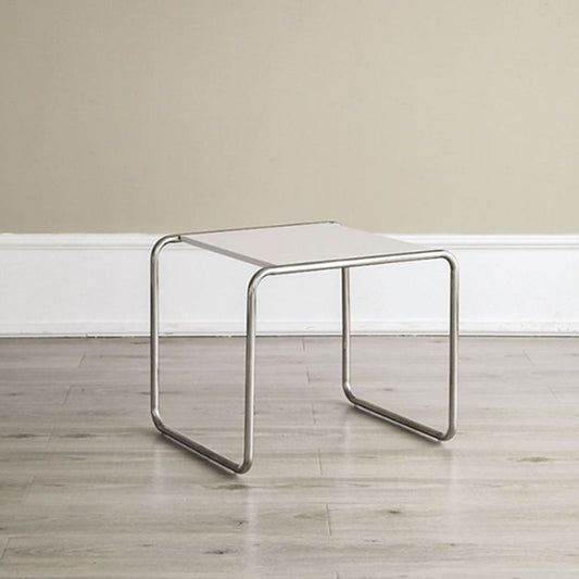 Contemporary Simple Sled Coffee Table Rectangular Wood Top Cocktail Table Set