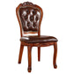 Wood Victorian Style Dining Chair Open Back Dining Side Chair for Home Clearhalo ' kitchen&dining_furn' 'Dining Chairs' 'Dining Tables & Seating' 'dining_chair' 'furn' 'furn_dining_chair' 'Furniture' 'furniture_dining_chair' 'Kitchen & Dining Furniture' 'kitchen' 1200x1200_290ef50a-e459-47cc-8ed9-2f4205dc978d