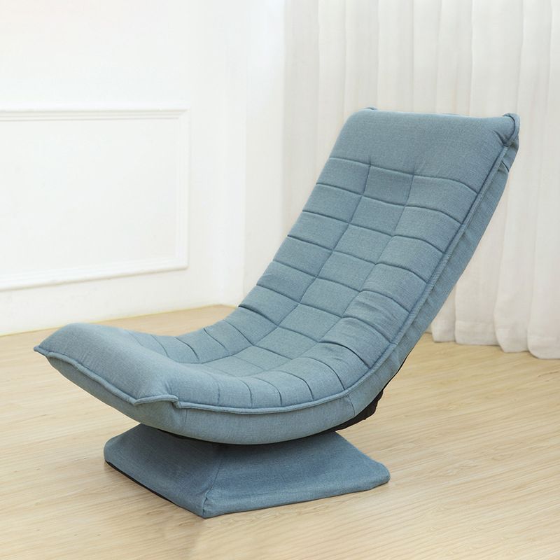 Sedia a poltrona in metallo reclinabile con miscela in cotone giutrio