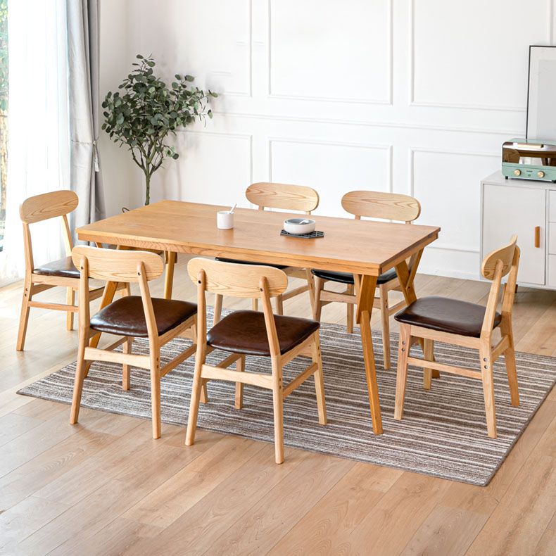 Wood Industrial Kitchen Dining Room Chair Open Back Side Chair Clearhalo 'Dining Chairs' 'Dining Tables & Seating' 'dining_chair' 'furn' 'furn_dining_chair' 'Furniture' 'furniture_dining_chair' 'Kitchen & Dining Furniture' 1200x1200_2910ec31-a3a5-4ccb-9e12-6edd2a83919d