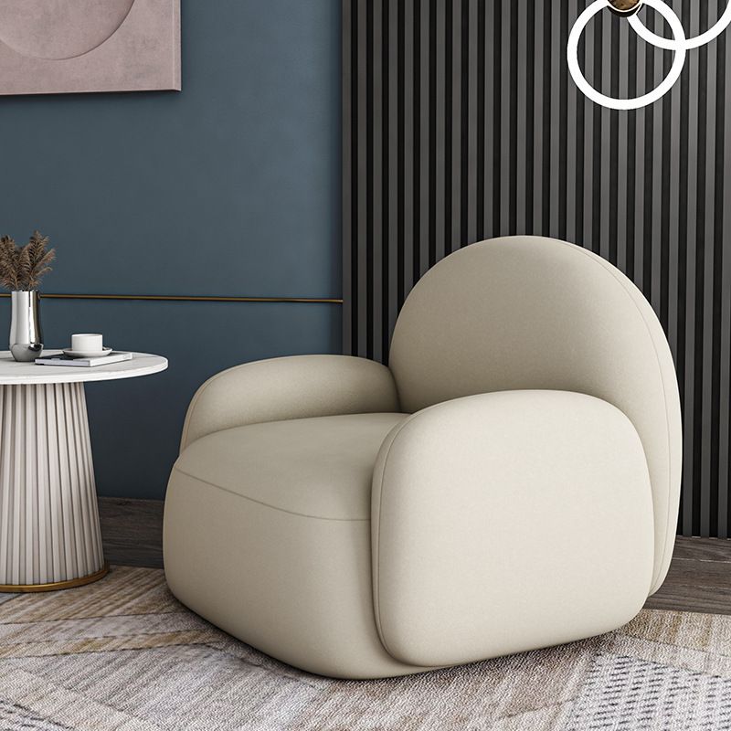 31.50" Wide Scandinavian Style Single Sofa Chair Round Arm Chair Clearhalo 'Accent Chairs' 'accent_chairs' 'Chairs & Seating' 'furn' 'furn_accent_chairs' 'Furniture' 'Living Room Furniture' 1200x1200_29113c1b-122e-4d60-bd73-172bf3c7855a