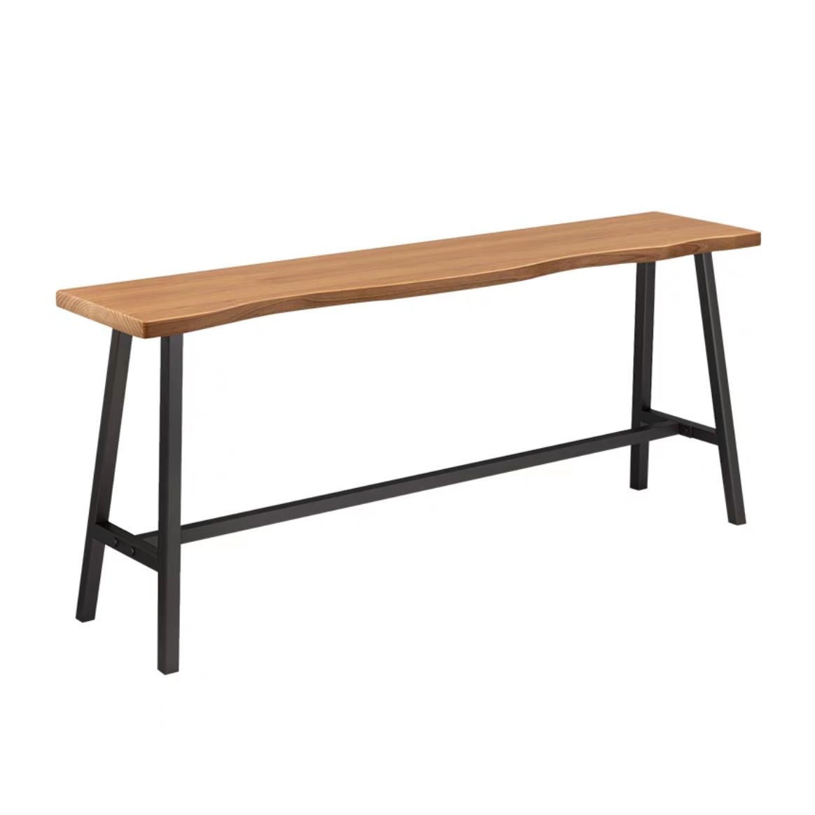 Rectangle industriel en bois massif top table ensemble 1/5/9 Pièces Table de comptoir avec tabourets