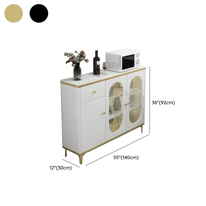 Gabinete contemporáneo de almacenamiento de madera de pie para exhibición para sala de estar