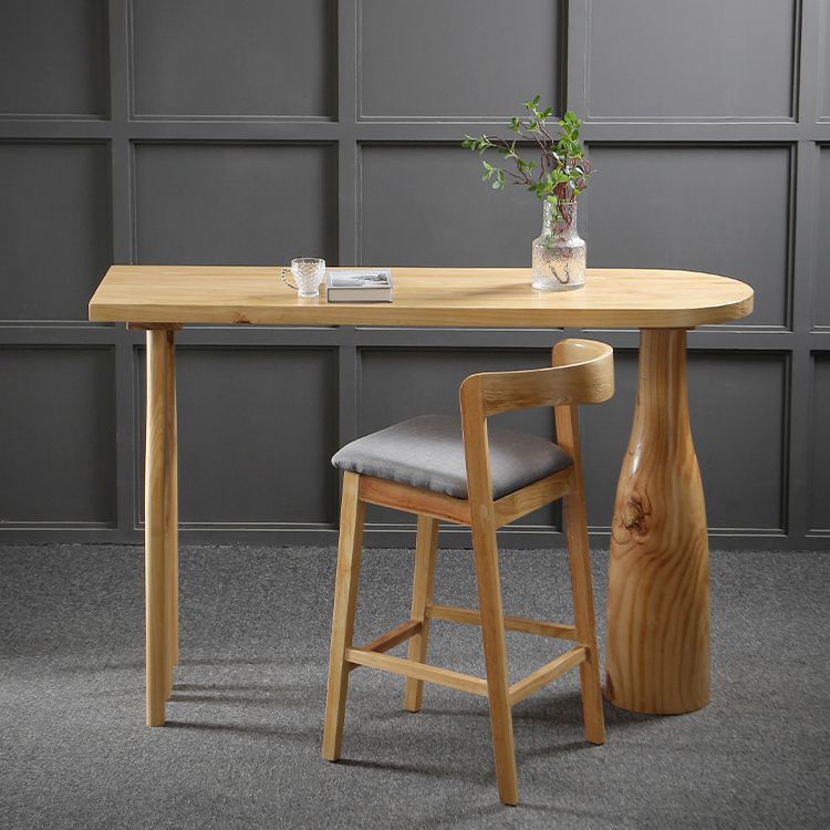 1/2/3 stuks industriële rechthoekige pubtafel set houten toonbanktafel met hoge ontlasting