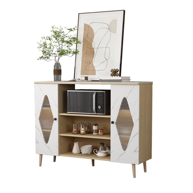 Schedate sideboard Glam Stone Scaffali per sala da pranzo Sideboard