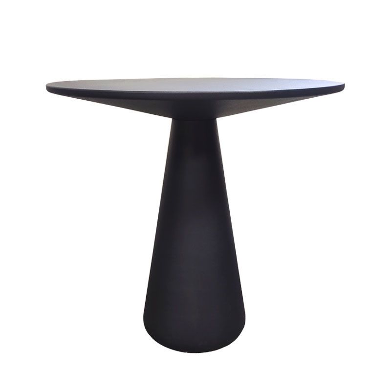 Mid-century Modern Style Pedestal Base Circular Top Metal Side Table Clearhalo 'Coffee & Accent Tables' 'End & Side Tables' 'end_side_tables' 'furn' 'furn_end_side_tables' 'Furniture' 'Living Room Furniture' 1200x1200_29176ab0-b3d3-4294-86ab-61ca13bfc55e