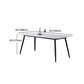 Modern Metal Dining Set 1/2/5/6/7 Pieces Rectangle Dining Table Set Clearhalo 'Dining Room Sets' 'Dining Tables & Seating' 'dining_room_set' 'furn' 'furn_dining_room_set' 'Furniture' 'furniture_dining_room_set' 'Kitchen & Dining Furniture' 1200x1200_291c24bb-6d44-49c1-a53e-7fa0ae6da147